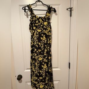 WRAY Floral Midi Dress L
